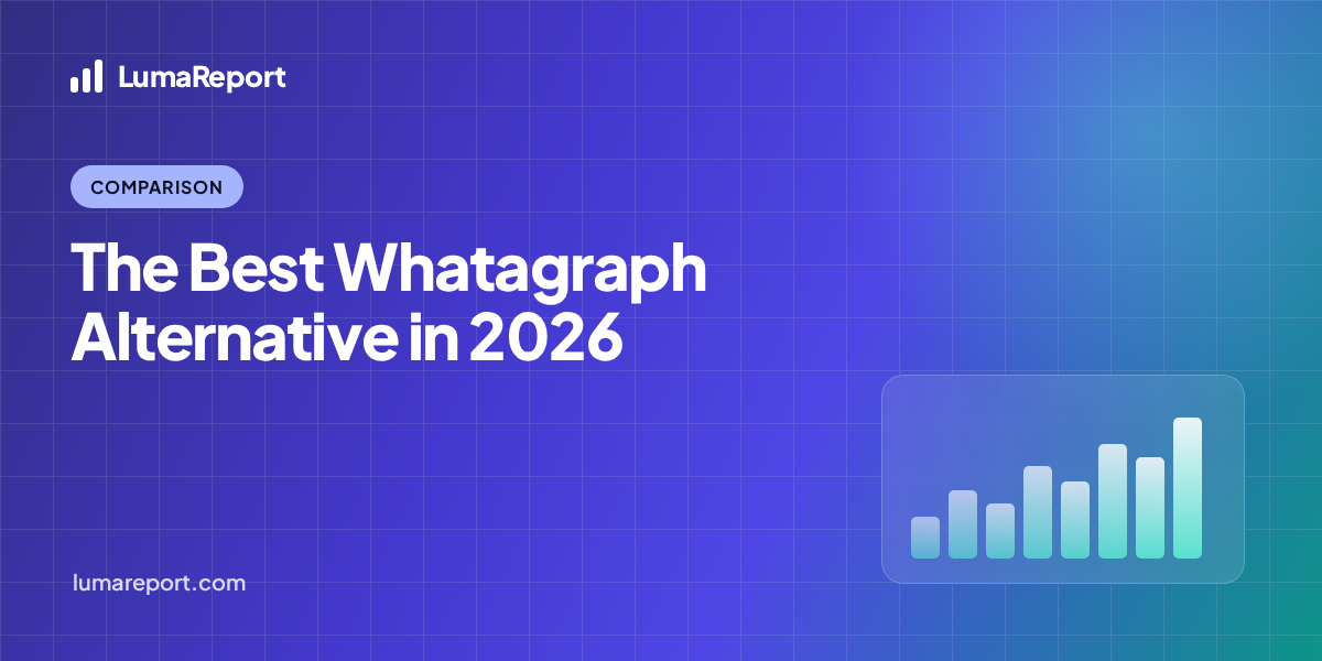 LumaReport hero: Whatagraph Alternative